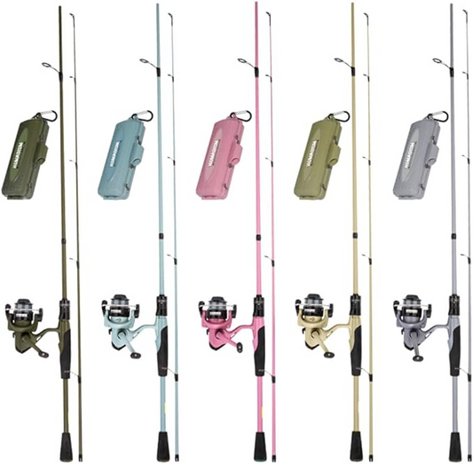 Fishing Tackle Rod With Reel Set