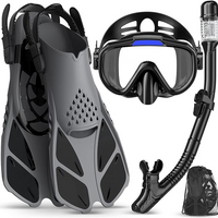 Scuba Diving Set With Mesh Gear Bag