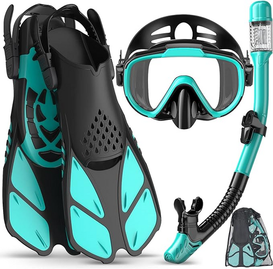 Scuba Diving Set With Mesh Gear Bag