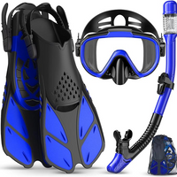 Scuba Diving Set With Mesh Gear Bag